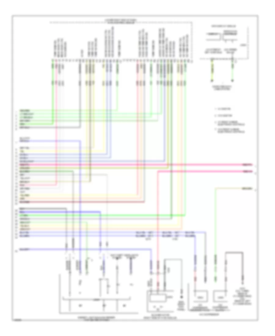 Automatic AC Wiring Diagram, Sedan Except CTS-V (3 of 5) for Cadillac CTS 2014