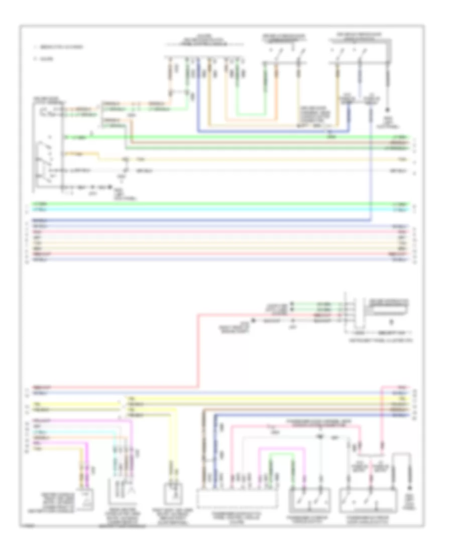 Forced Entry Wiring Diagram, Coupe (2 of 3) for Cadillac CTS 2014