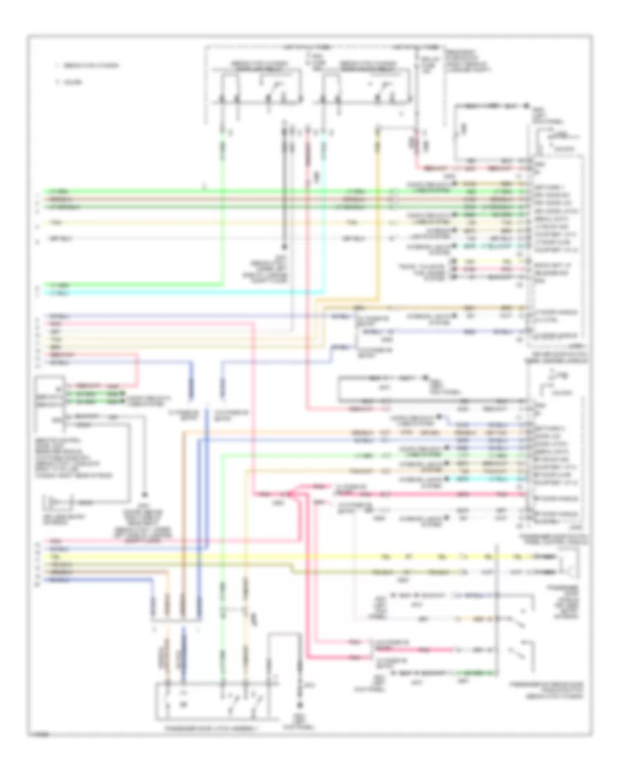 Forced Entry Wiring Diagram, Coupe (3 of 3) for Cadillac CTS 2014