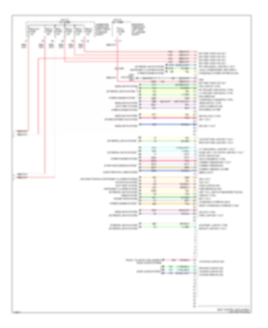 Body Control Modules Wiring Diagram, Sedan CTS-V (2 of 2) for Cadillac CTS 2014