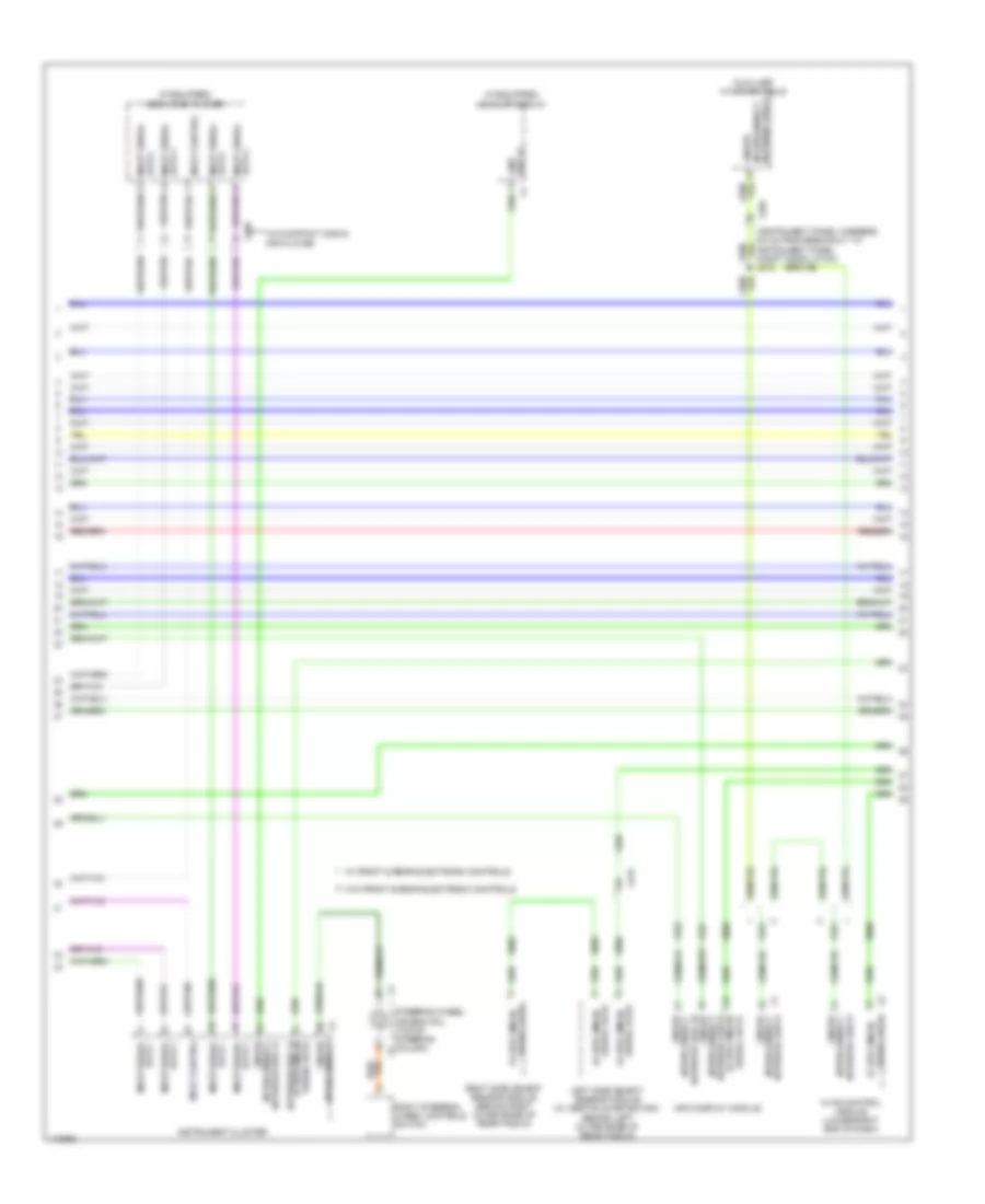 Computer Data Lines Wiring Diagram, Sedan Except CTS-V (2 of 9) for Cadillac CTS 2014