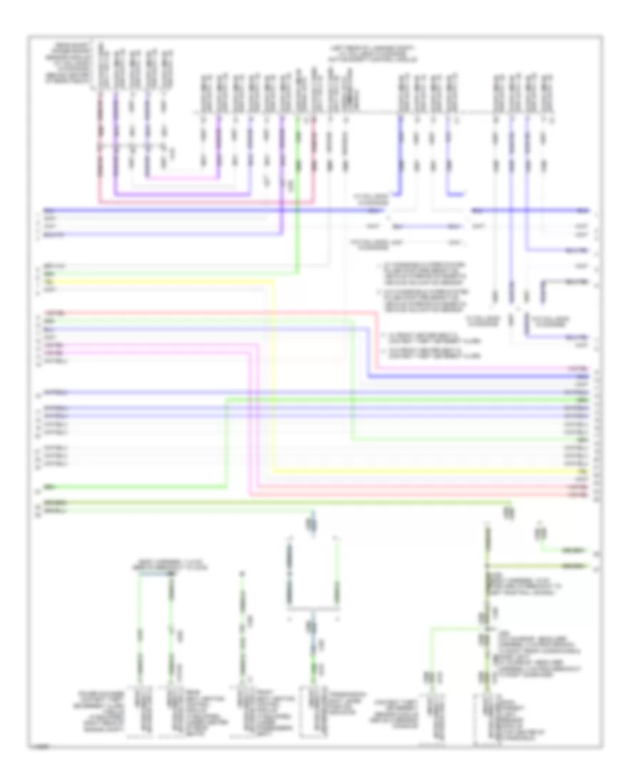 Computer Data Lines Wiring Diagram, Sedan Except CTS-V (6 of 9) for Cadillac CTS 2014