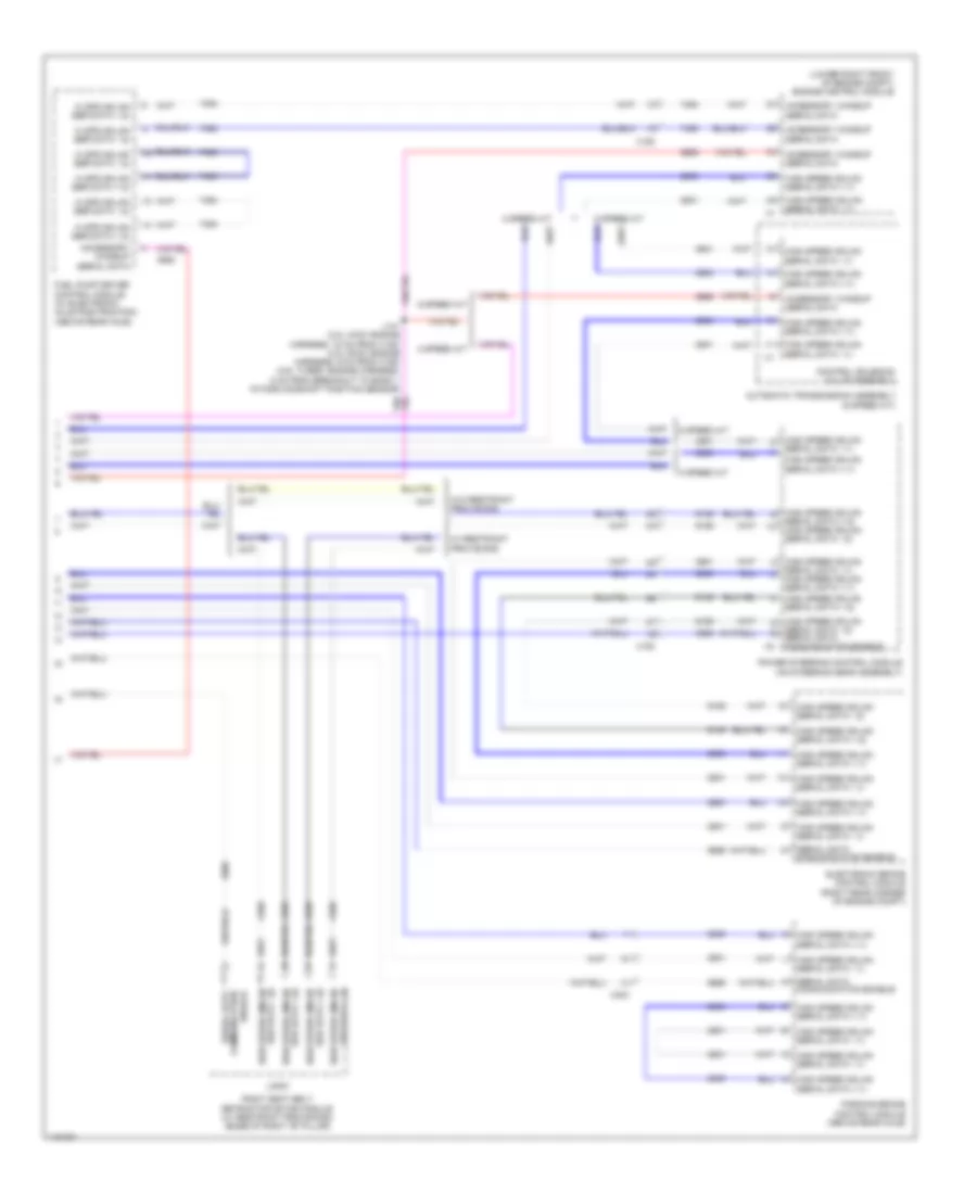 Computer Data Lines Wiring Diagram, Sedan Except CTS-V (9 of 9) for Cadillac CTS 2014