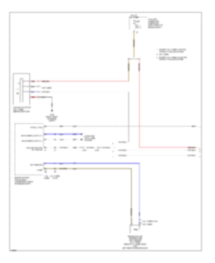 Cooling Fan Wiring Diagram, Sedan Except CTS-V (1 of 2) for Cadillac CTS 2014