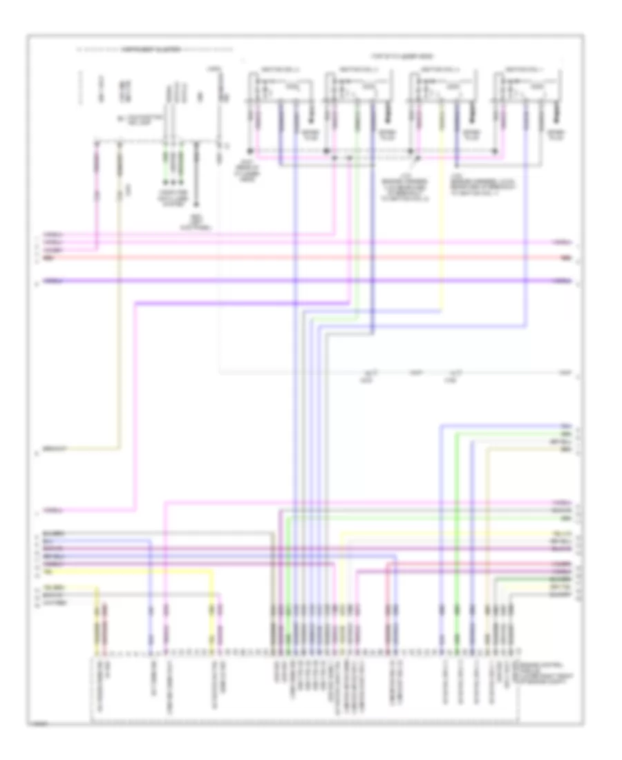 2.0L VIN X, Engine Performance Wiring Diagram (4 of 7) for Cadillac CTS 2014