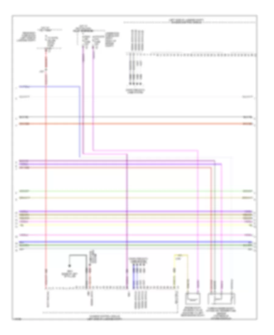 3.6L VIN 8, Engine Performance Wiring Diagram (2 of 8) for Cadillac CTS 2014