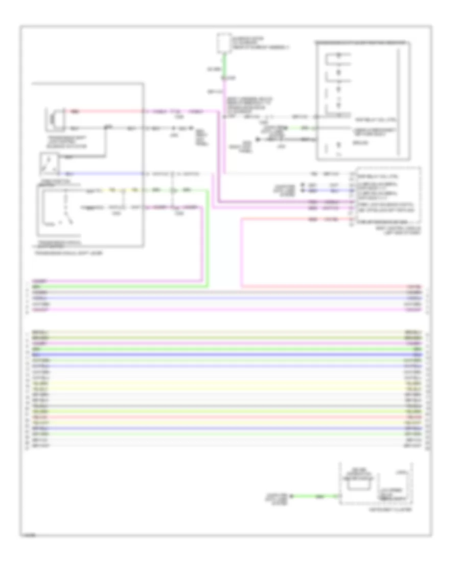 AT Wiring Diagram, Sedan Except CTS-V 8-Speed AT (2 of 3) for Cadillac CTS 2014
