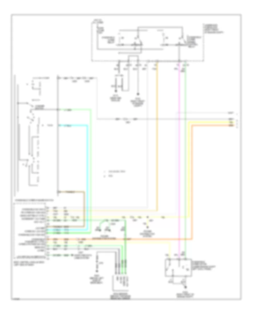 WiperWasher Wiring Diagram, Wagon (1 of 2) for Cadillac CTS 2014