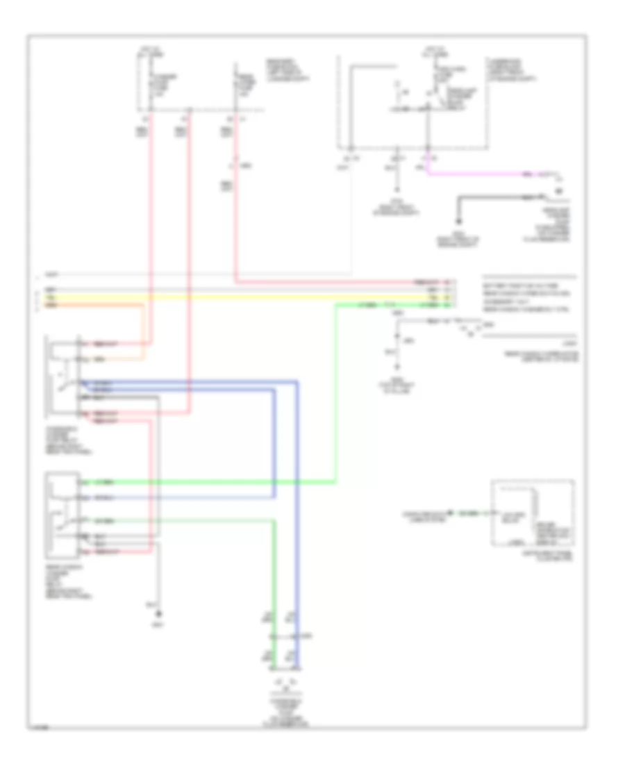 WiperWasher Wiring Diagram, Wagon (2 of 2) for Cadillac CTS 2014