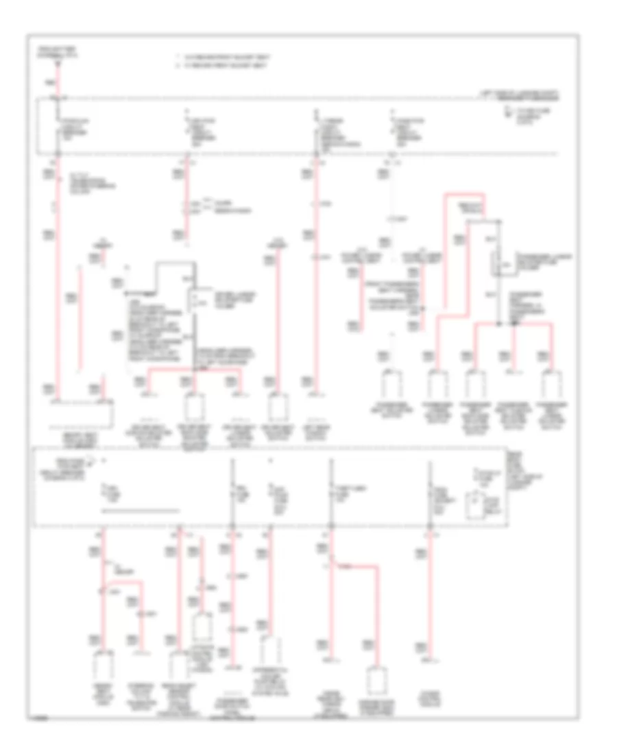 Power Distribution Wiring Diagram, Coupe (2 of 8) for Cadillac CTS 2014