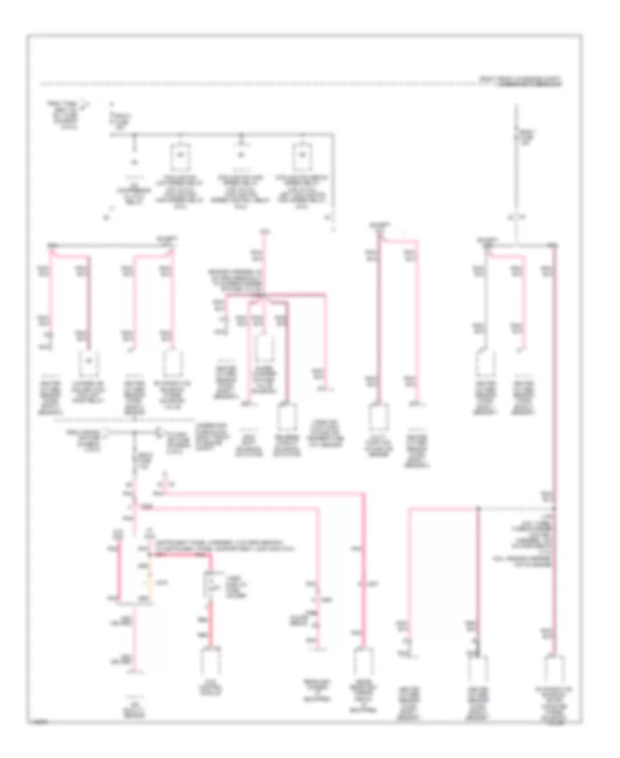 Power Distribution Wiring Diagram Coupe 7 of 8 for Cadillac CTS 2014