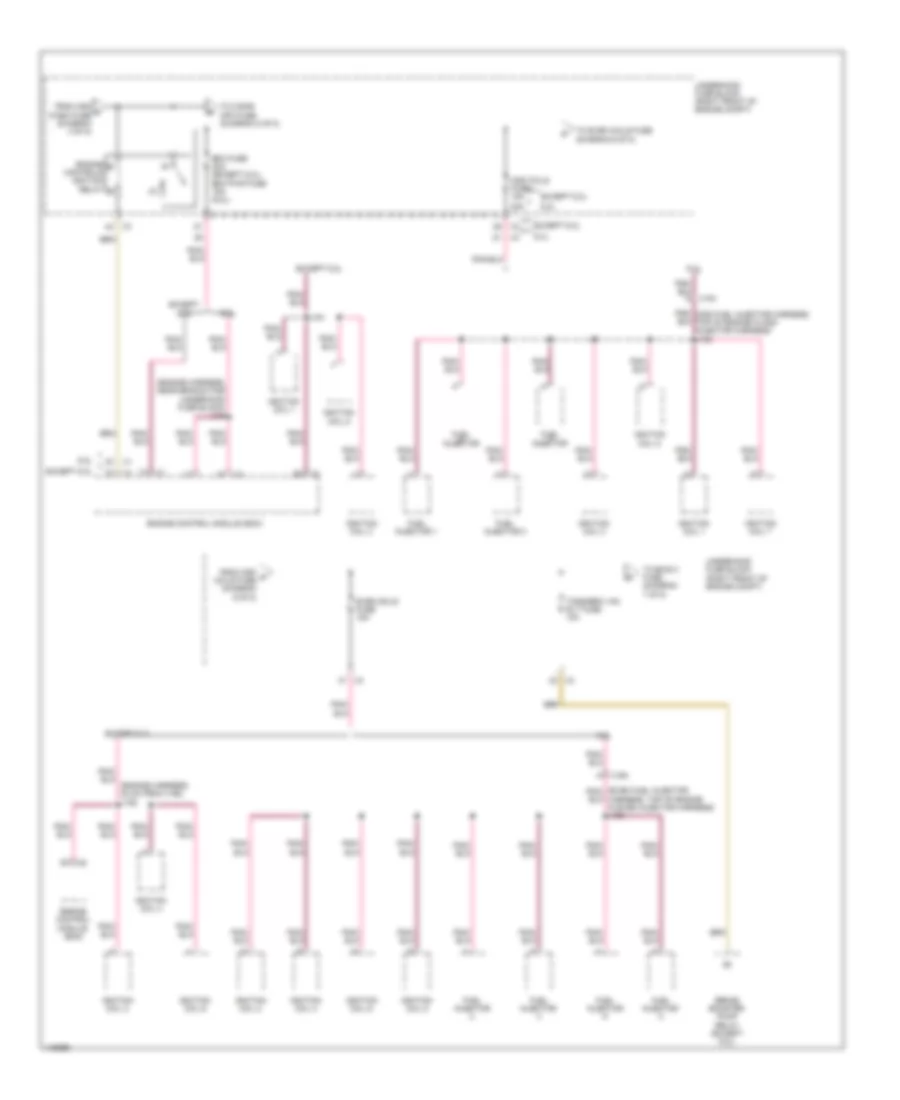 Power Distribution Wiring Diagram Wagon 6 of 8 for Cadillac CTS 2014