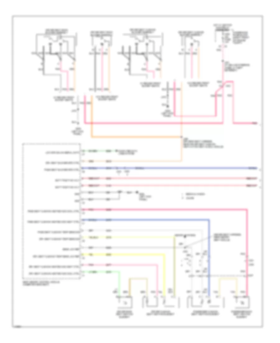 Front Heated Seats Wiring Diagram, Sedan CTS-V (1 of 2) for Cadillac CTS 2014