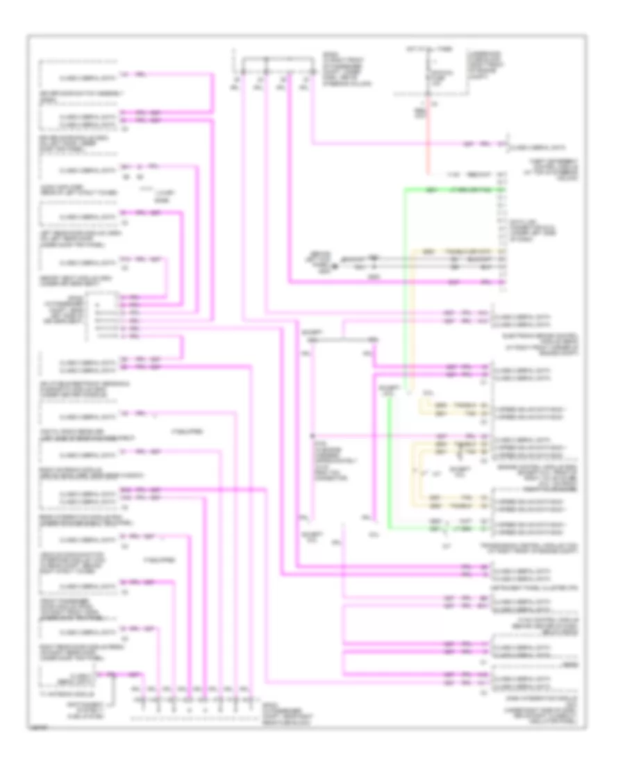 Computer Data Lines Wiring Diagram for Cadillac CTS 2007