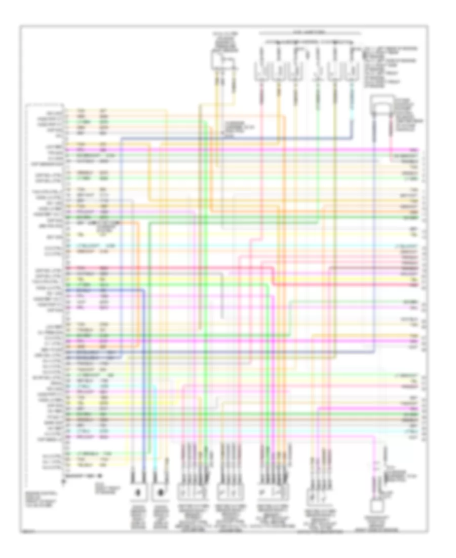 3 6L VIN 7 Engine Performance Wiring Diagram 1 of 4 for Cadillac CTS 2007
