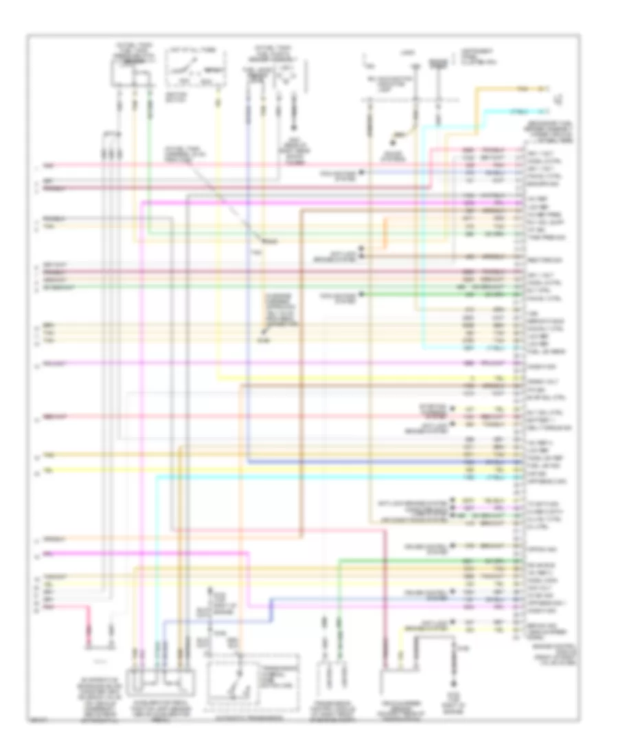 3 6L VIN 7 Engine Performance Wiring Diagram 4 of 4 for Cadillac CTS 2007