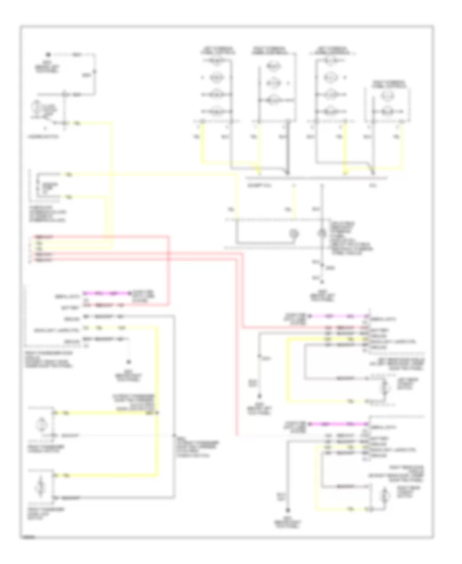 Instrument Illumination Wiring Diagram 2 of 2 for Cadillac CTS 2007