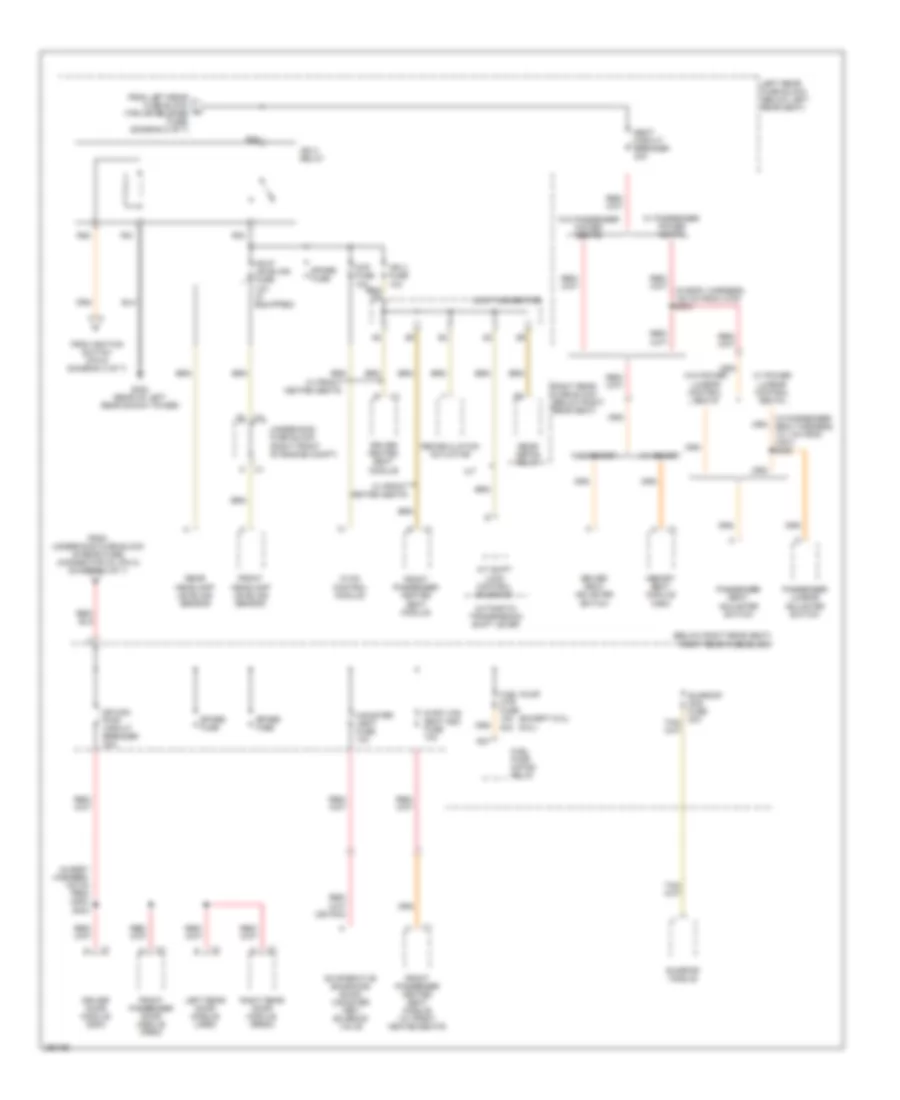 Power Distribution Wiring Diagram 6 of 7 for Cadillac CTS 2007