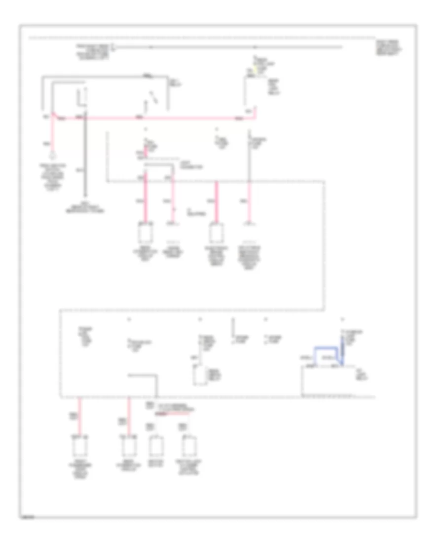Power Distribution Wiring Diagram 7 of 7 for Cadillac CTS 2007
