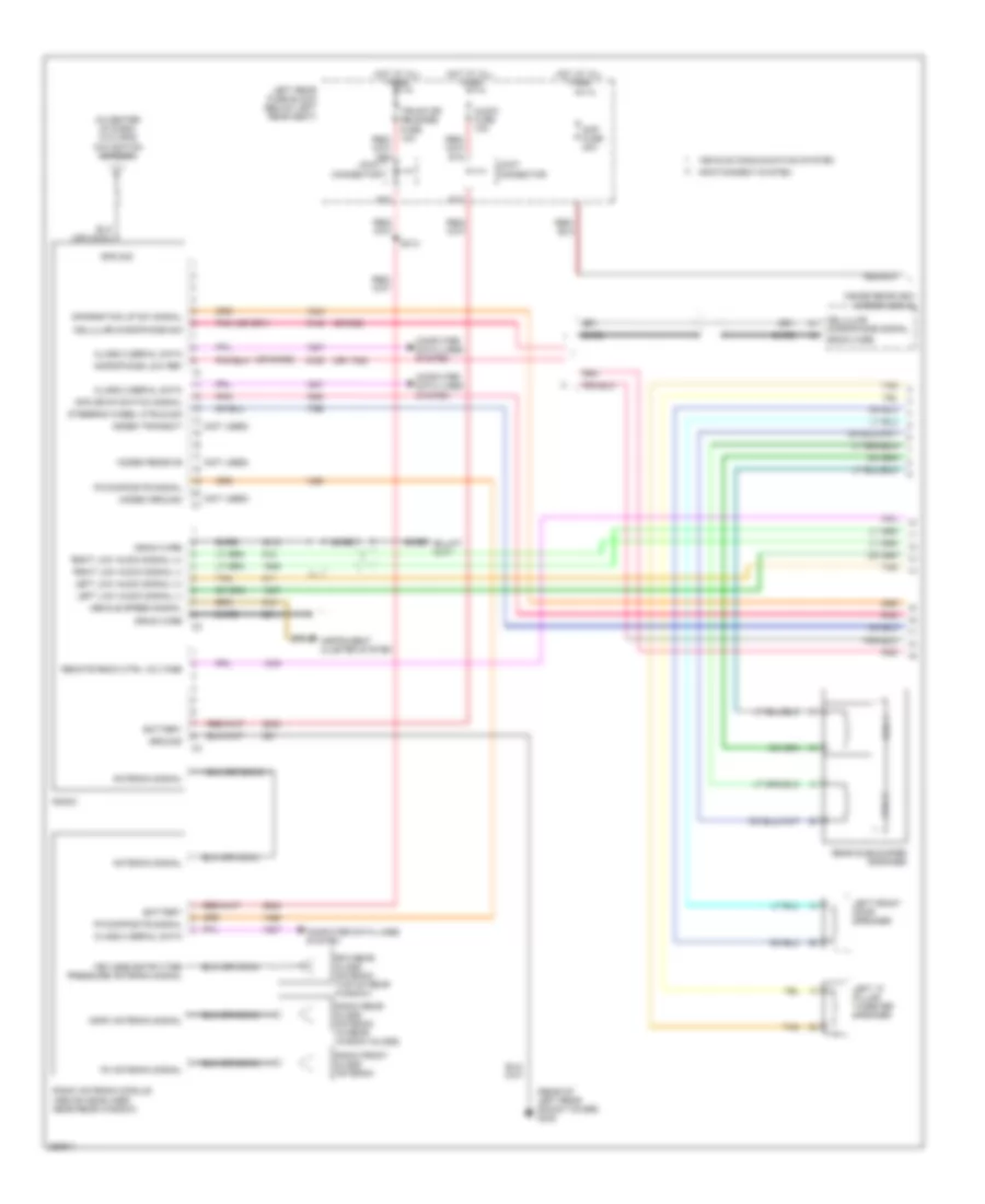 7 Speaker System Wiring Diagram Base 1 of 2 for Cadillac CTS 2007