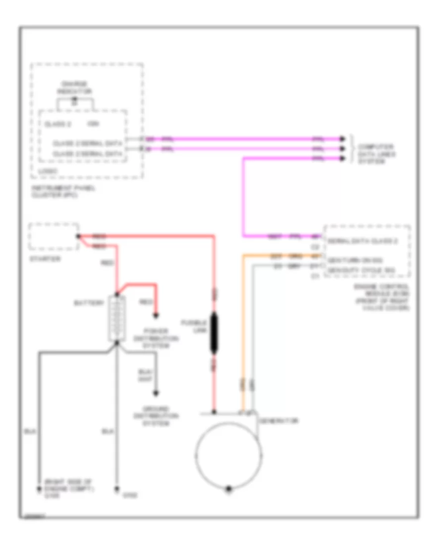 2 8L VIN T Charging Wiring Diagram for Cadillac CTS 2007