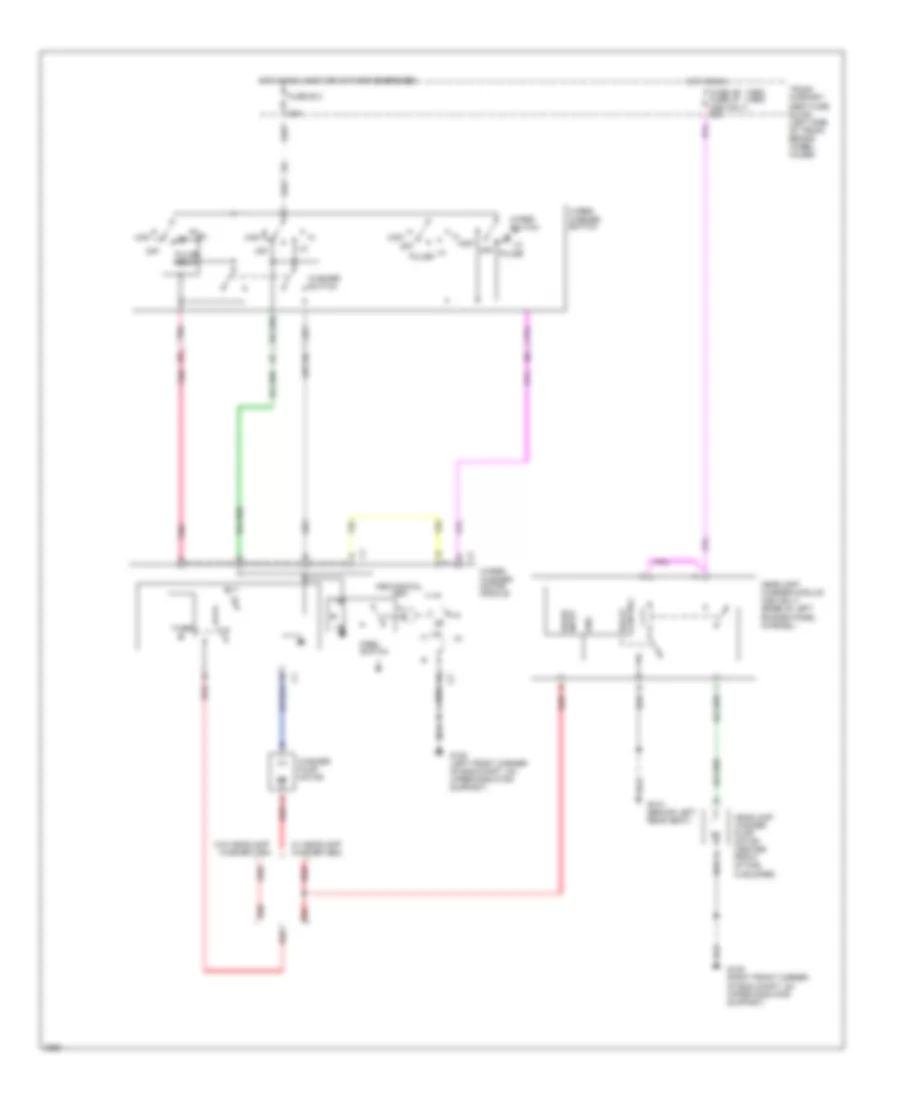 WiperWasher Wiring Diagram for Cadillac Seville STS 1992