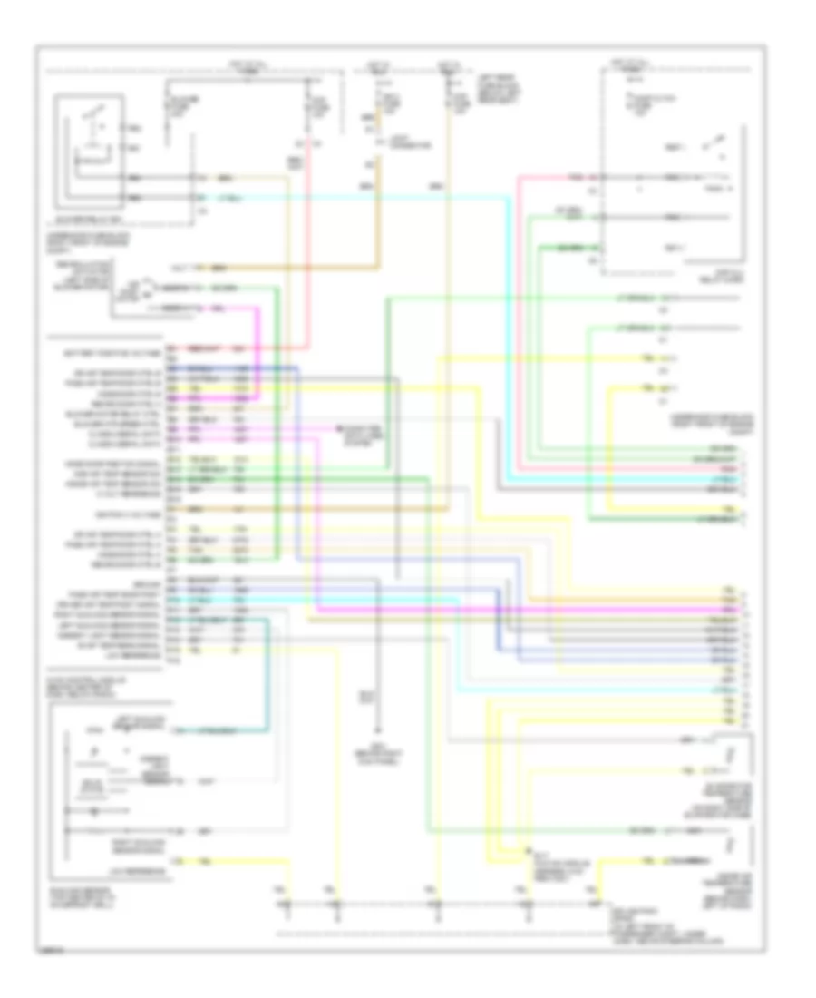 Электросхема кондиционера (1 из 3) для Cadillac CTS V 2007
