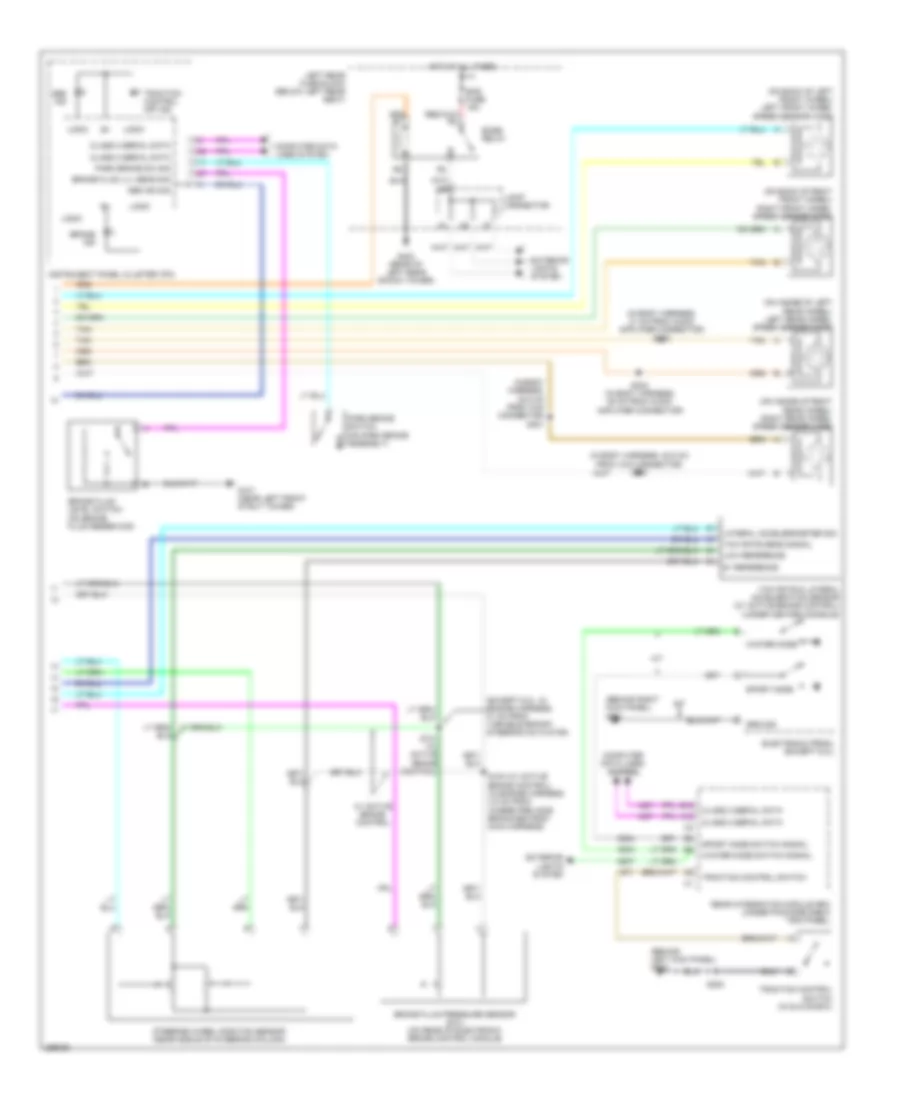 Anti-lock Brakes Wiring Diagram (2 of 2) for Cadillac CTS V 2007