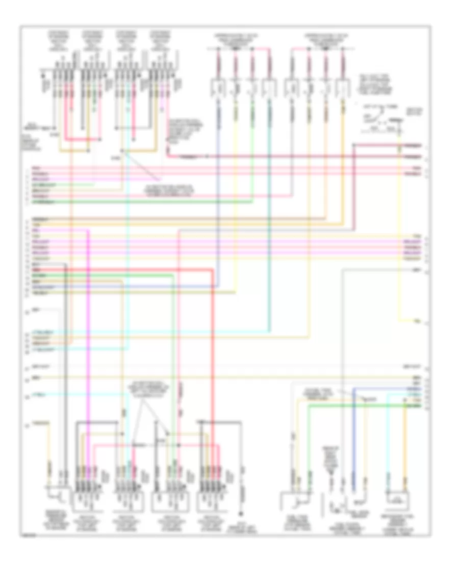 6.0L VIN U, Engine Performance Wiring Diagram (2 of 5) for Cadillac CTS V 2007
