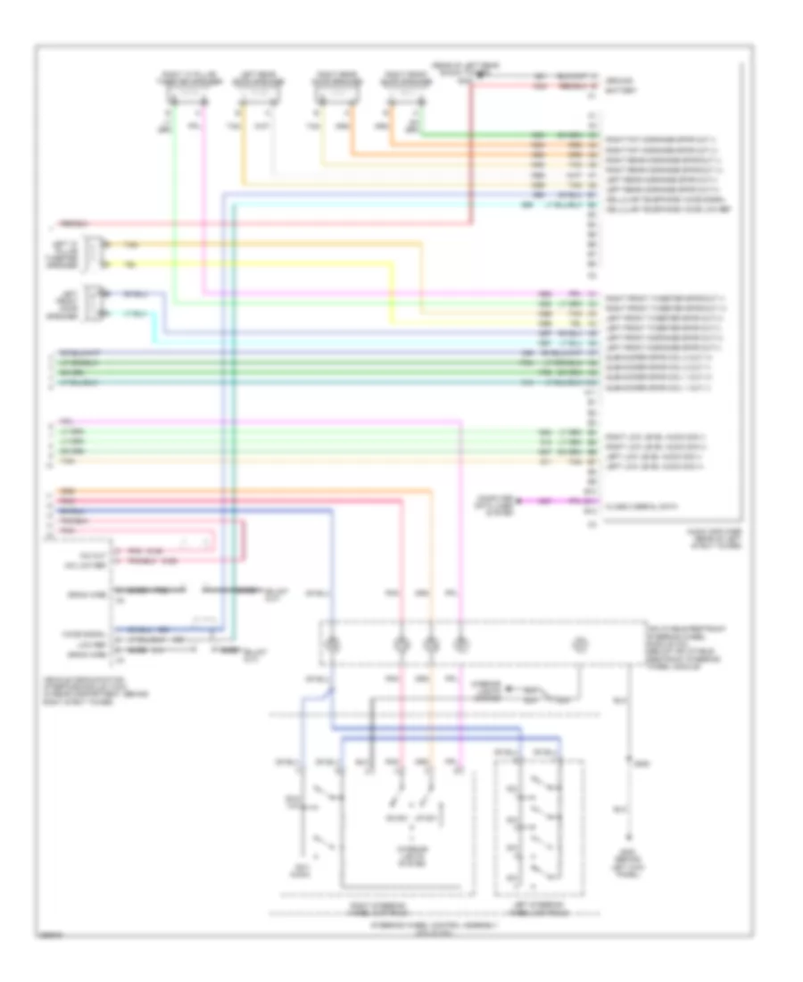7-Speaker System Wiring Diagram, Luxury (2 of 2) for Cadillac CTS V 2007