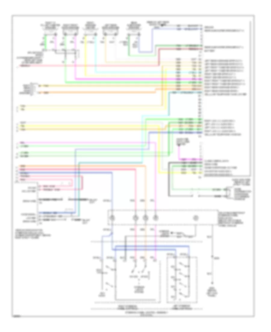 8-Speaker System Wiring Diagram, Luxury (2 of 2) for Cadillac CTS V 2007