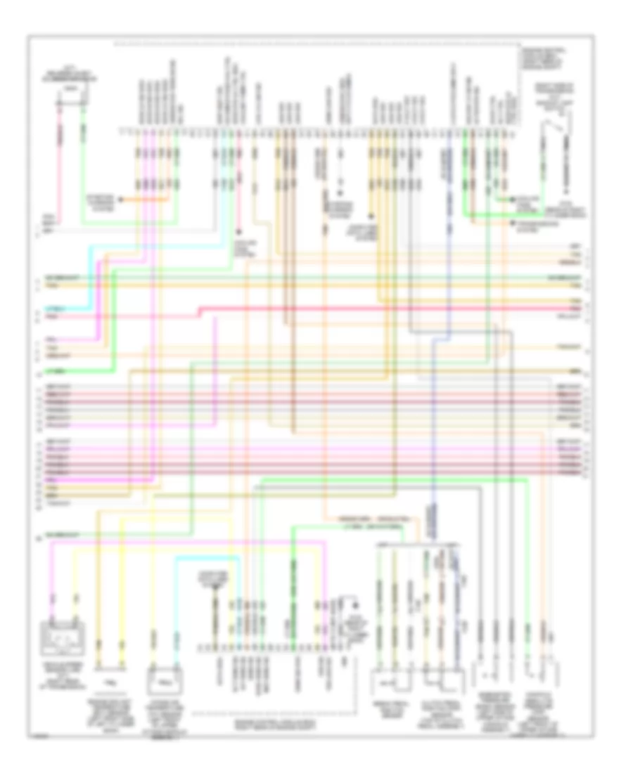 6.2L VIN P, Engine Performance Wiring Diagram (3 of 6) for Cadillac CTS Luxury 2014