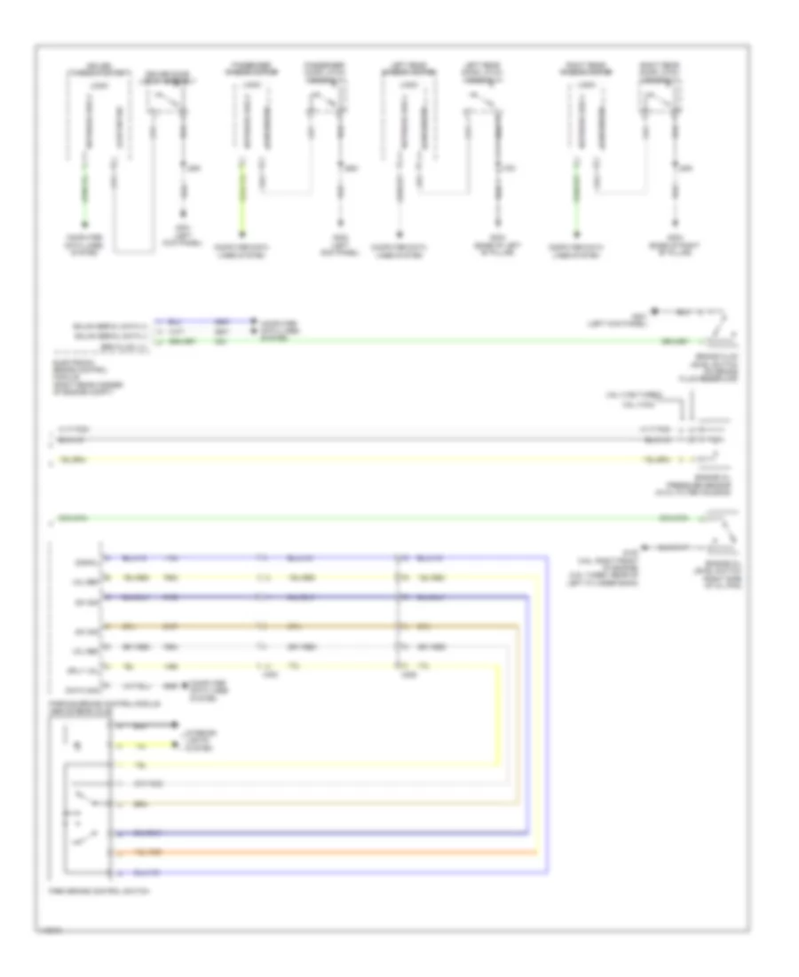 Instrument Cluster Wiring Diagram, Sedan Except CTS-V (3 of 3) for Cadillac CTS Luxury 2014