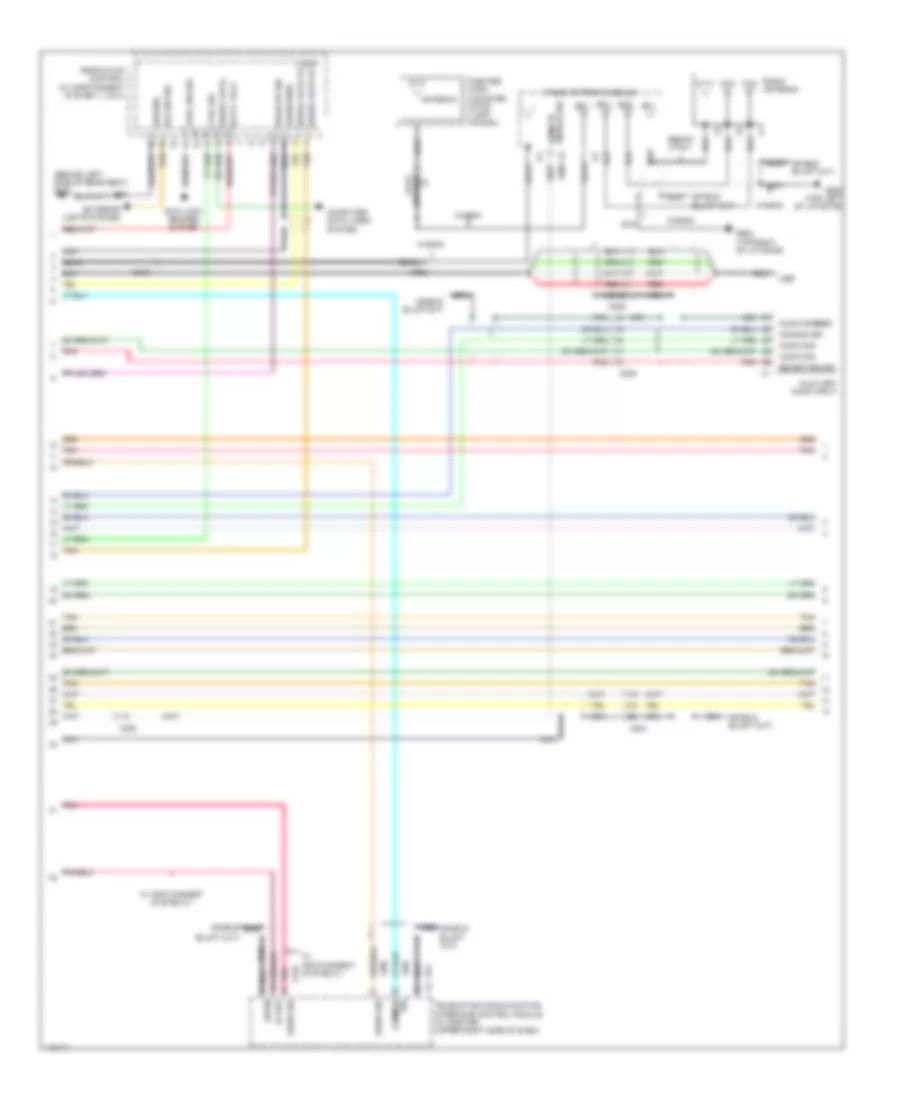 Navigation Wiring Diagram Wagon with Surround Amplifier 2 of 4 for Cadillac CTS Luxury 2014