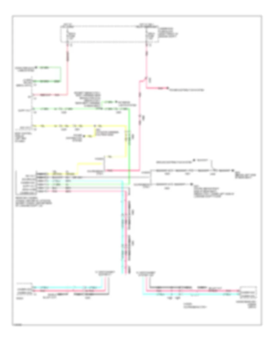 Rear View Camera Wiring Diagram, Coupe for Cadillac CTS Luxury 2014