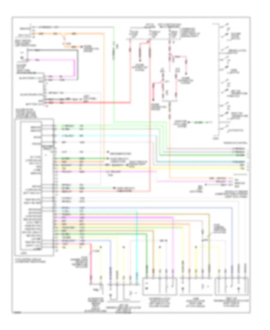 Automatic AC Wiring Diagram, Sedan CTS-V (1 of 2) for Cadillac CTS Luxury 2014