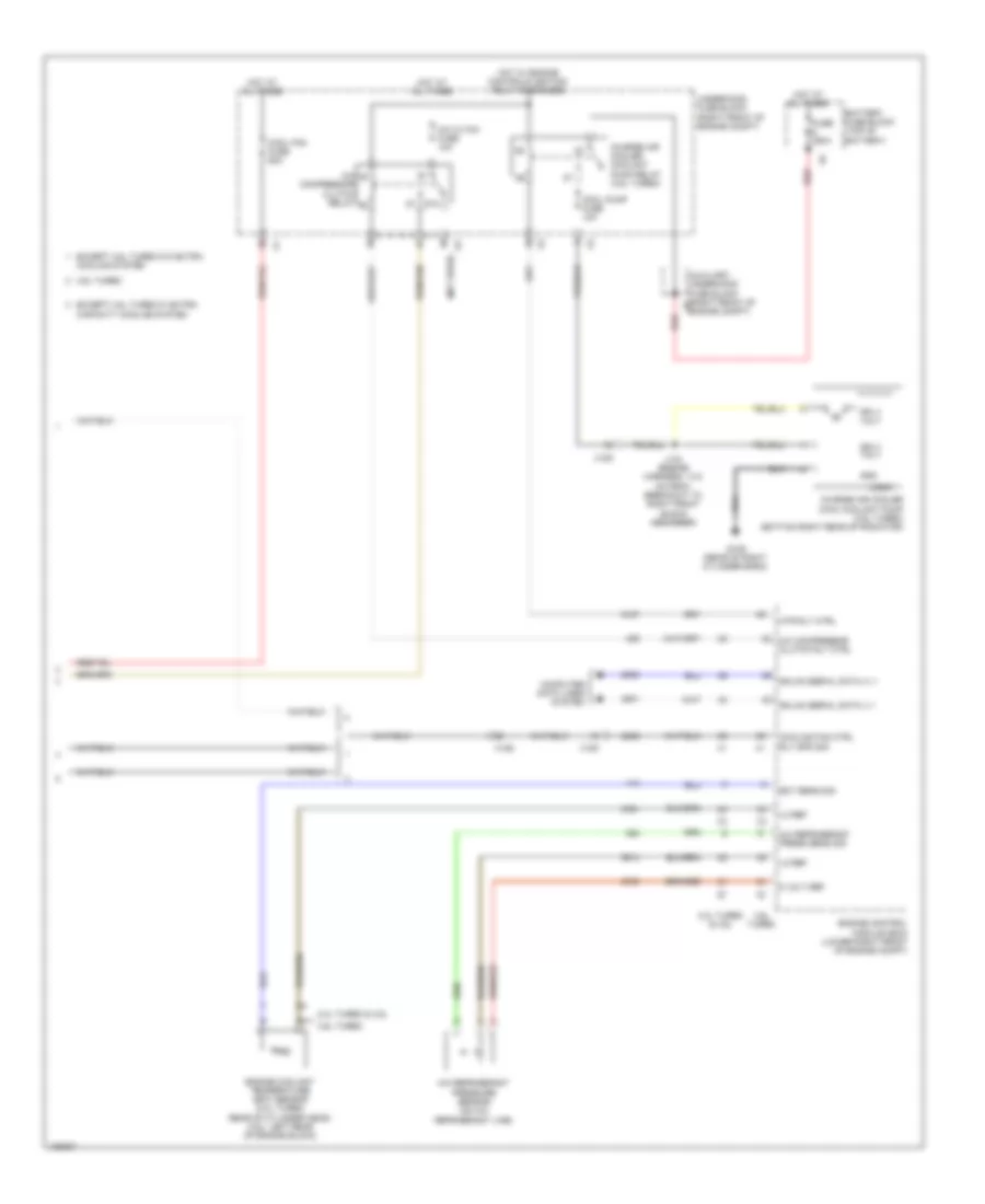 Automatic AC Wiring Diagram, Sedan Except CTS-V (5 of 5) for Cadillac CTS Luxury 2014