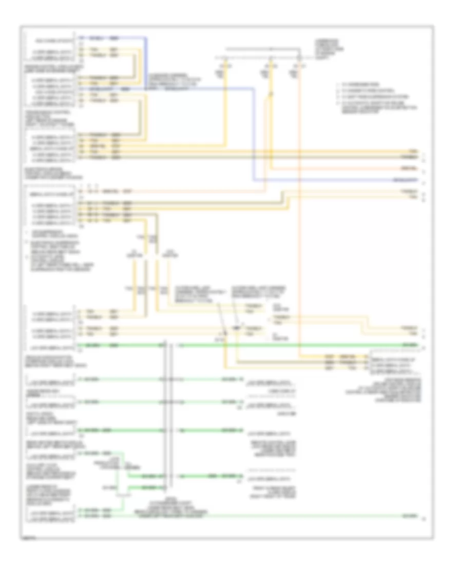 Computer Data Lines Wiring Diagram 1 of 2 for Cadillac DTS 2007