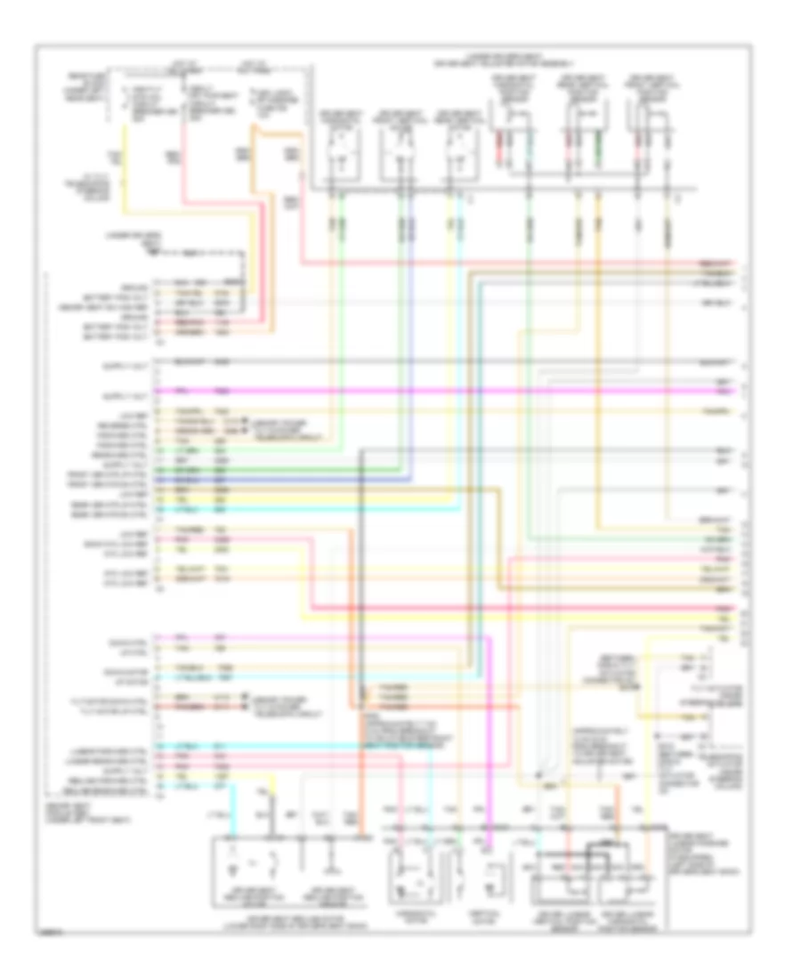 Memory Seat Wiring Diagram 1 of 5 for Cadillac DTS 2007