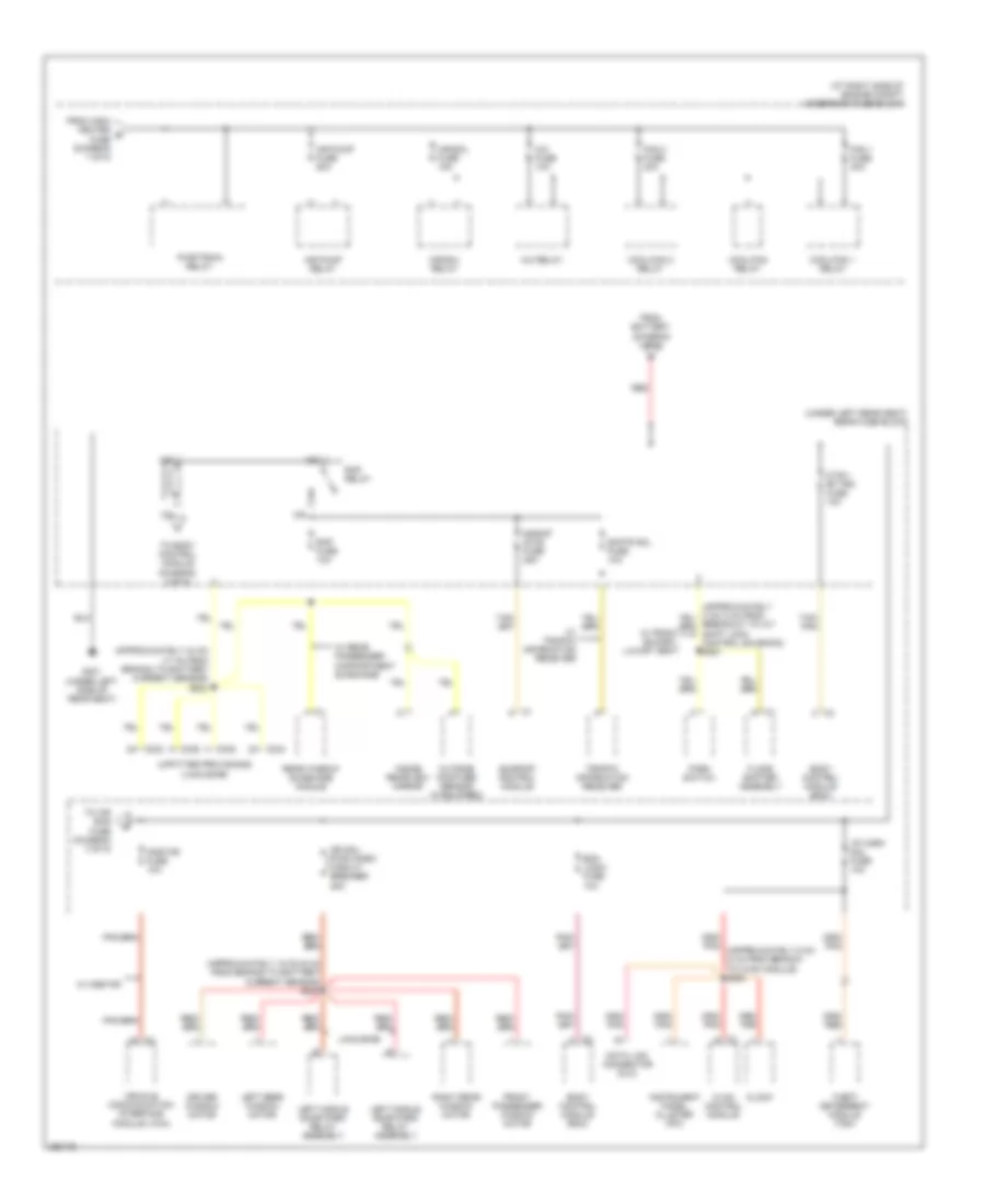 Power Distribution Wiring Diagram 2 of 5 for Cadillac DTS 2007