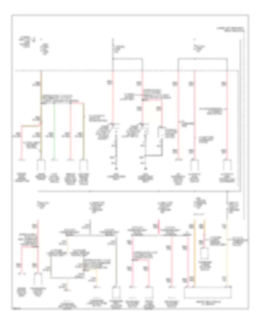 Power Distribution Wiring Diagram 5 of 5 for Cadillac DTS 2007