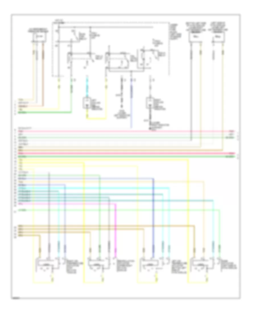 Automatic AC Wiring Diagram (3 of 4) for Cadillac Escalade 2007