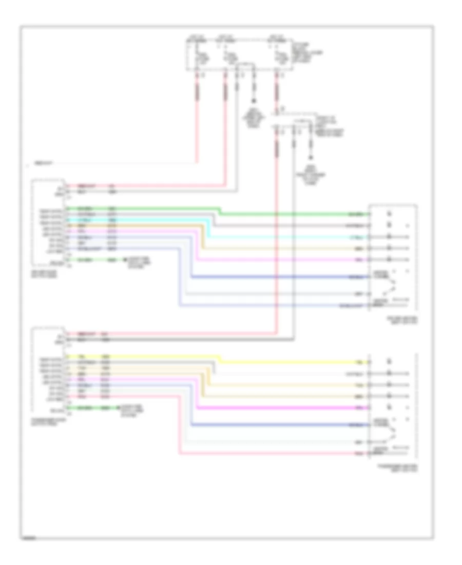 Front Heated Seats Wiring Diagram (2 of 2) for Cadillac Escalade 2007