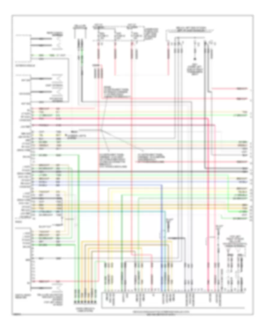 RadioNavigation Wiring Diagram, with Y91  with UQA (1 of 3) for Cadillac Escalade 2007