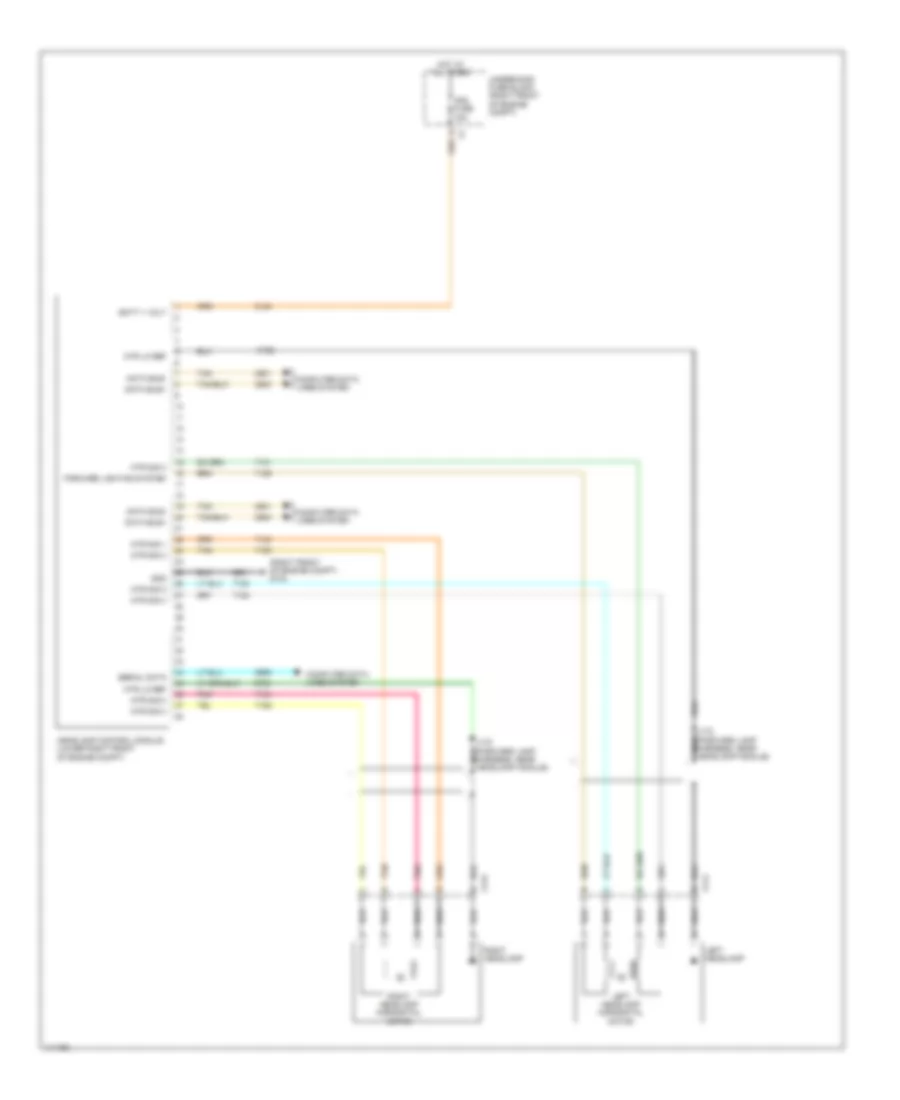 Adaptive Front Lighting Wiring Diagram, Wagon for Cadillac CTS Performance 2014
