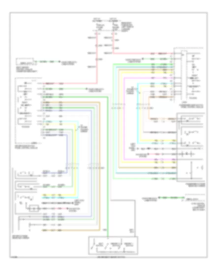 Memory Mirrors Wiring Diagram, Wagon for Cadillac CTS Performance 2014