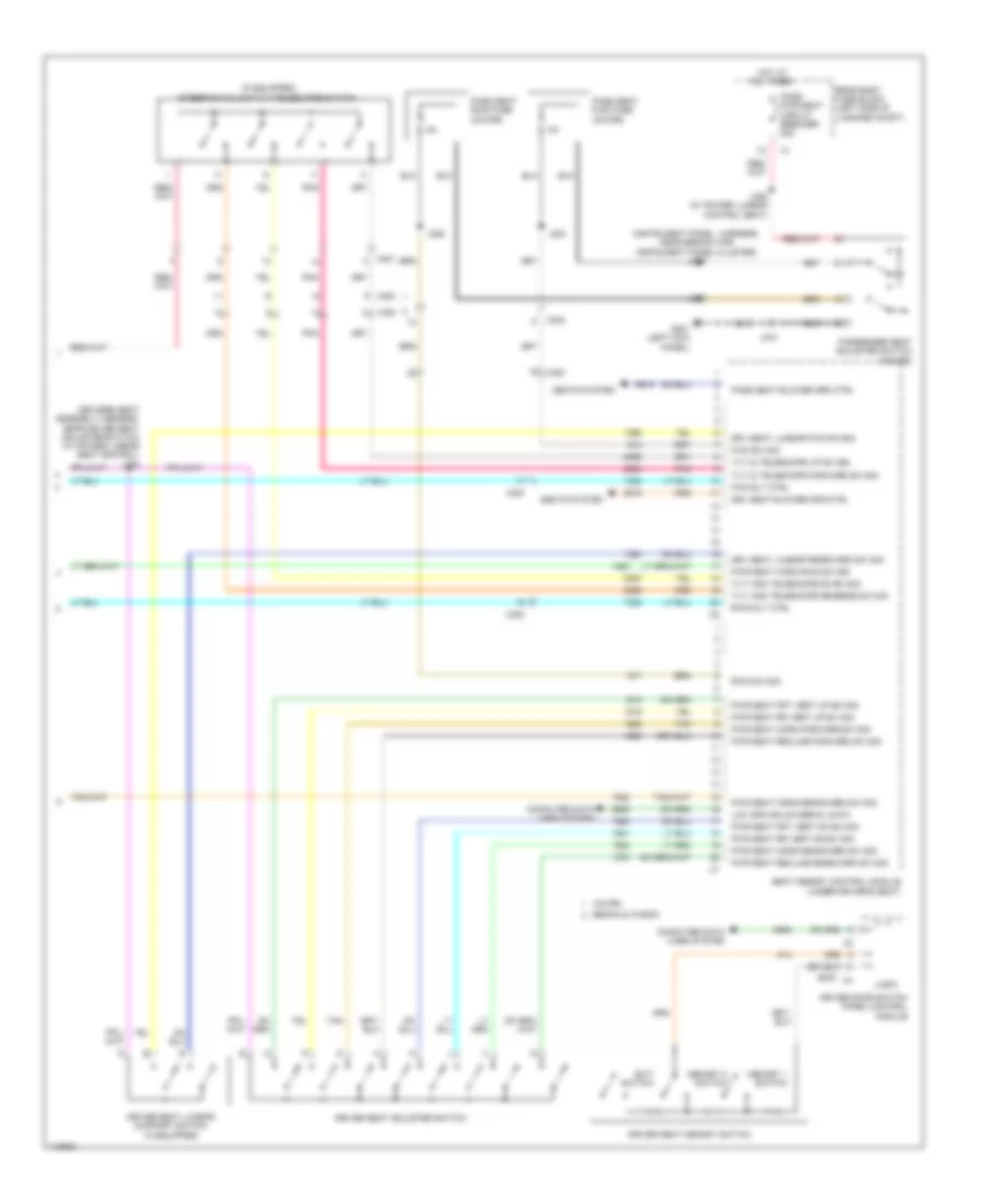 Memory Seat Wiring Diagram, Sedan CTS-V (3 of 3) for Cadillac CTS Performance 2014