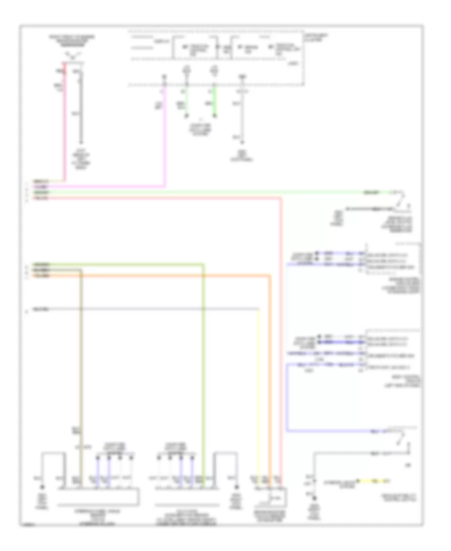 Anti-lock Brakes Wiring Diagram, Sedan Except CTS-V (2 of 2) for Cadillac CTS Performance 2014
