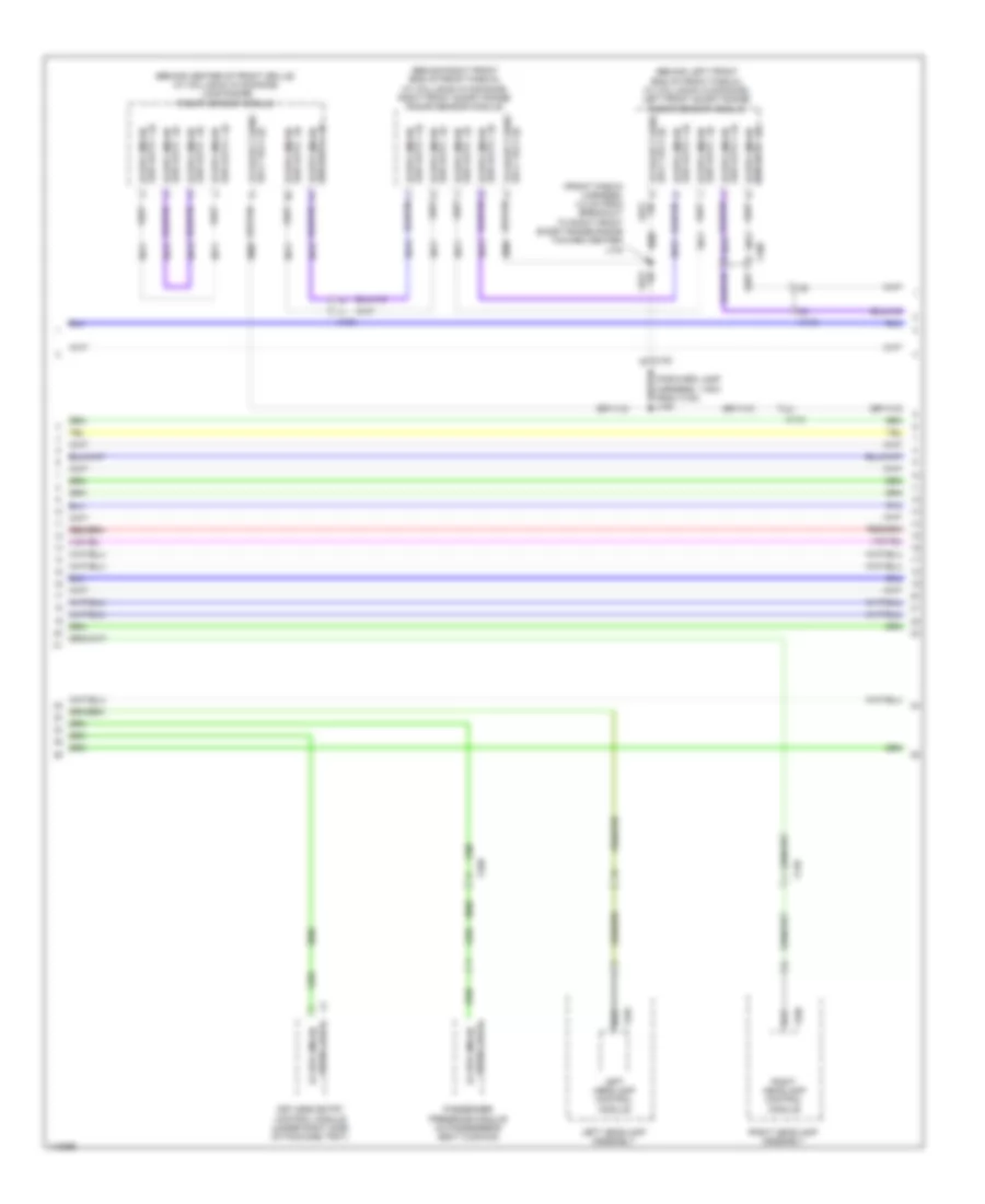 Computer Data Lines Wiring Diagram, Sedan Except CTS-V (4 of 9) for Cadillac CTS Performance 2014