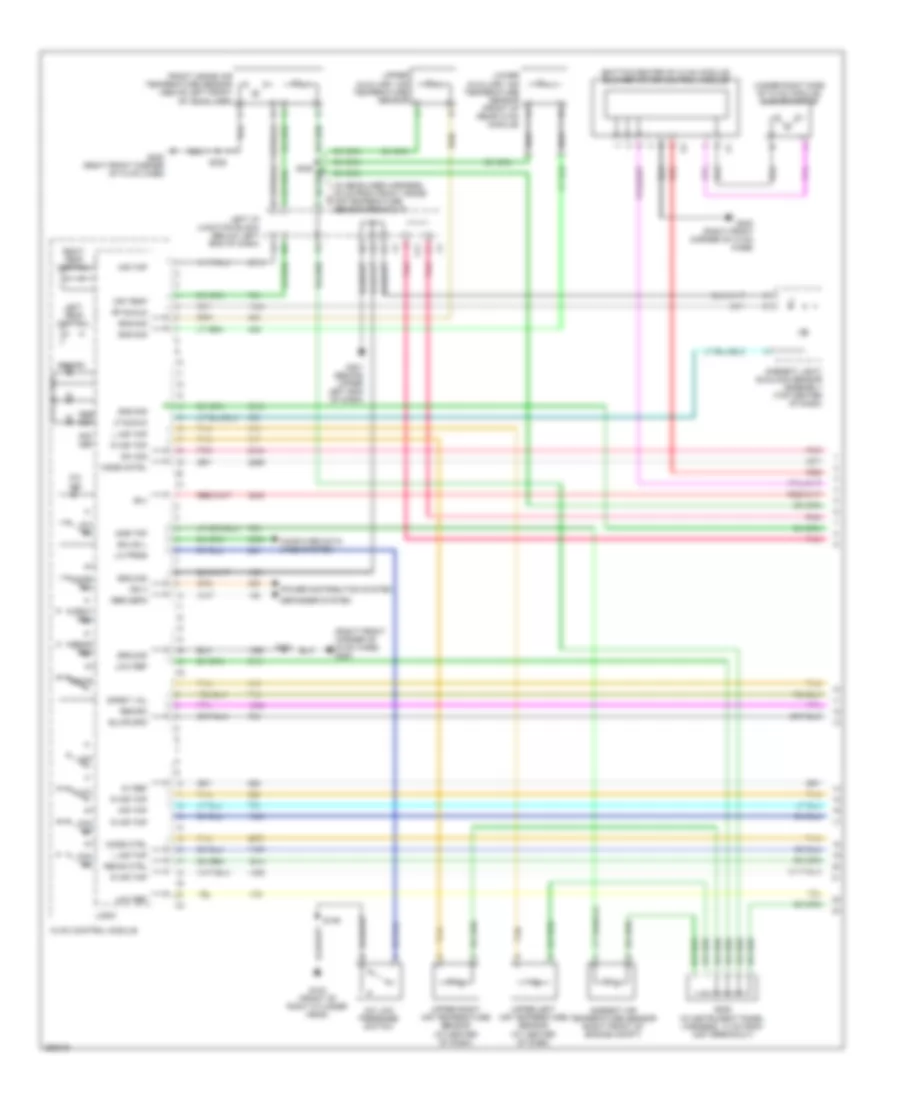 Электросхема кондиционера (1 из 4) для Cadillac Escalade ESV 2007